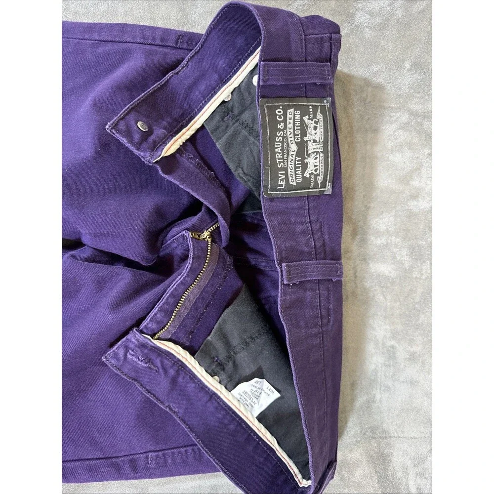 Levi’s Super Skinny 510 Purple Jeans Mens 31x32 4002 Mexico Original Black Label